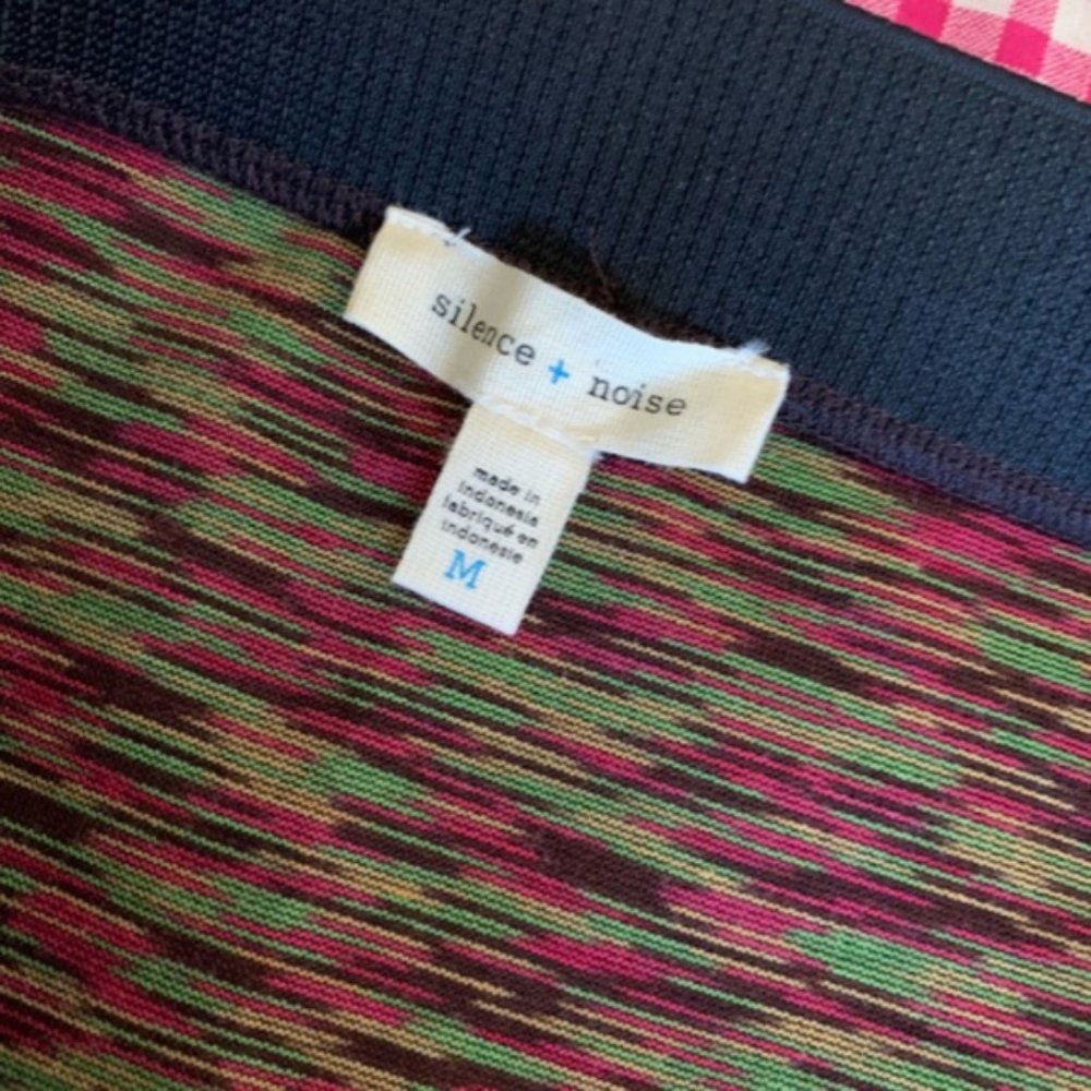 Urban Outfitters Silence + Noise Multi Colored Skirt Size M EUC - Picture 4 of 7